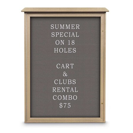 United Visual Products Indoor Enclosed Combo Board, 72"x36", White Frame/Green & Cork UVCB7236W-GREEN-CORK